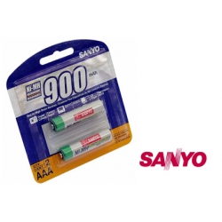 Pilha Recarregável Sanyo Ni-MH-AAA 900mAh