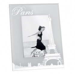 Porta Retrato de Vidro Paris 15x21cm
