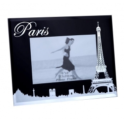 Porta Retrato de Vidro Paris 10x15cm